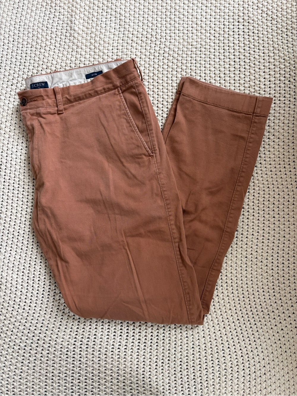 J. Crew Men’s Rust Brown Chinos